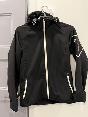 Salomon Black Hooded Fleece Pullover
